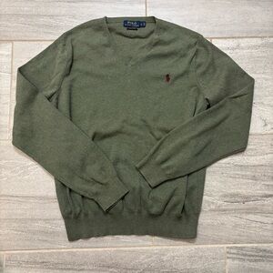 Polo Ralph Lauren Pima cotton V-neck knit sweater